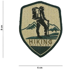 Tekstilni našitek - Hiking adventure