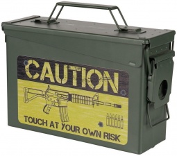 Fosco Ind. Kovinski zaboj Army 30mm - Caution