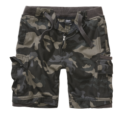 Brandit kratke cargo hlače Packham - Dark camo