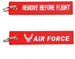Tekstilni obesek - Remove Before Flight/Air force