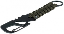 Paracord obesek s karabinom - OD zelen