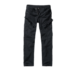 Adven Slim Fit Cargo hlače - Črne