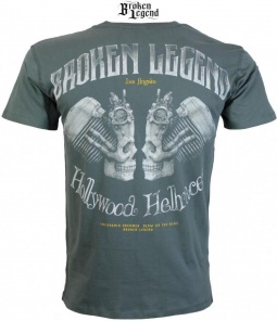 Yakuza Premium majica Hollywood hellracer - OD zelena