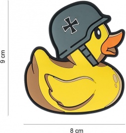 Gumiran našitek / 3D Patch - German duck