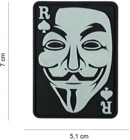 Gumiran našitek / 3D Patch - Anonymus