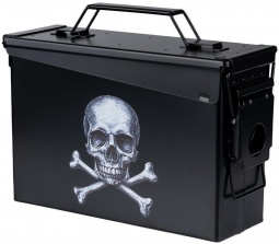 Fosco Ind. Kovinski zaboj Army 30mm - Skull & Bones