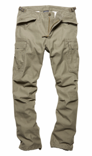 Vintage Industries Hlače M65 Heavy cotton- zelene