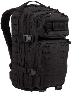 Nahrbtnik ASSAULT I. mali laser cut Črn