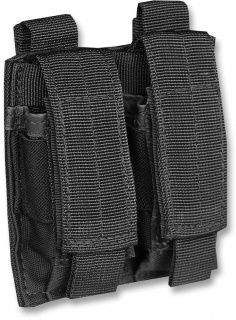Torbica za pištolske nabojnike DVOJNA -črna
