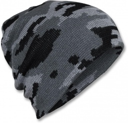 Pletena camo beanie kapa