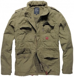 Vintage Industries jakna Cranford (M65) zelena