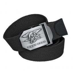Pas za hlače SEAL (3,8cm) črn