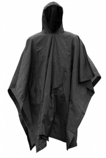 Pončo vinil (PVC) - črn