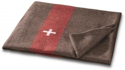 Volnena odeja Swiss Brown 100% volna