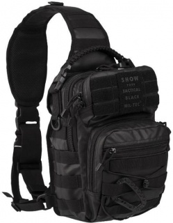 Nahrbtnik ASSAULT one strap Tactical (črn)