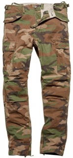Vintage Ind. hlače Miller M65 - Woodland
