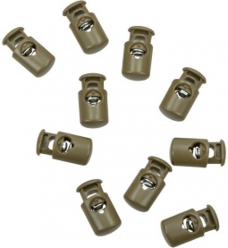 Zatezni zaključki (cord stopper) 10 kom peščeni