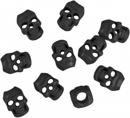 Zatezni zaključki (lobanja) 10 kom OD črni