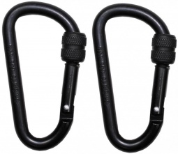 Karabin z navojem 8mm x 8 cm (2 kom) črni