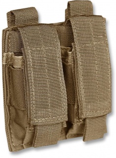 Torbica za pištolske nabojnike DVOJNA - coyote