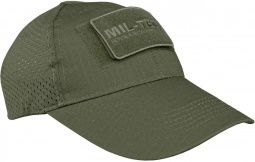 MT Kapa s šiltom mrežna - OD zelena