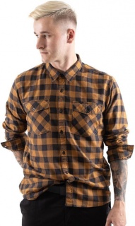 Vintage Industries srajca Harley - Rjava