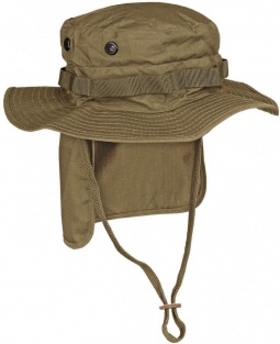 Vojaški klobuček s ščitnikom - Coyote