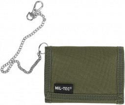 Denarnica z verižico - OD zelena