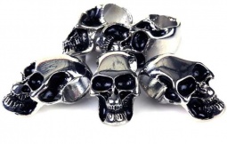 Pracord kovinski zaključki komplet 5 kom - Skull