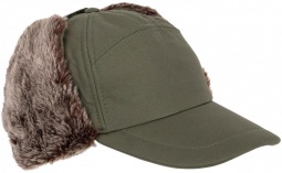 Zimska softshell kapa s šiltom Trapper - OD zelena