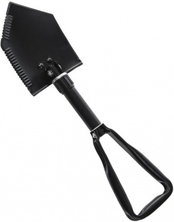 Jeklena lopata BW/ Ojačana (Extra solid) - Črna