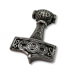 Obesek nerjaveče jeklo - Thors hammer Valknut