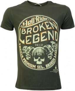 Yakuza Premium majica Hell Rider II. - OD zelena