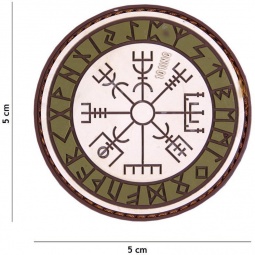 Gumiran našitek / 3D Patch - Protect shield coyote