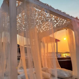 Senčna mreža Premium IBIZA WHITE® 6x4 (bela)