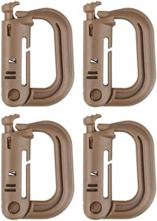 Komplet karabinov Grimloc (4kom)- coyote