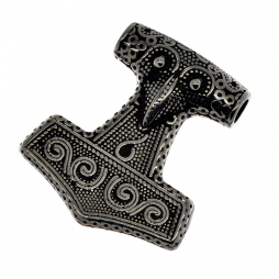 Obesek nerjaveče jeklo - Thorovo kladivo RAVEN