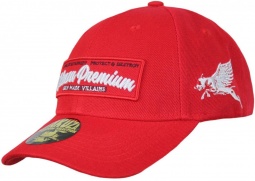 Yakuza Premium kapa s šiltom Protect and Destroy - Rdeča