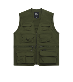 Vintage Industries brezrokavnik - OD zelen