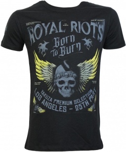 Yakuza Premium Royal Riots II majica-Črna