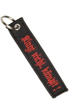 Tekstilni obesek za ključe - Klag nicht kampft