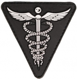 Našitek 3D Medical - Črn