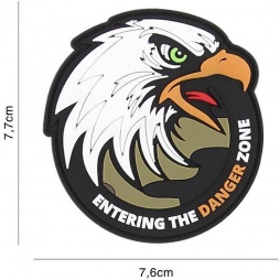 Gumiran našitek / 3D Patch- Eagle