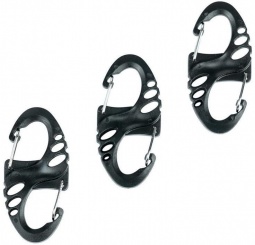 Komplet karabinov (3 kom)- Črn